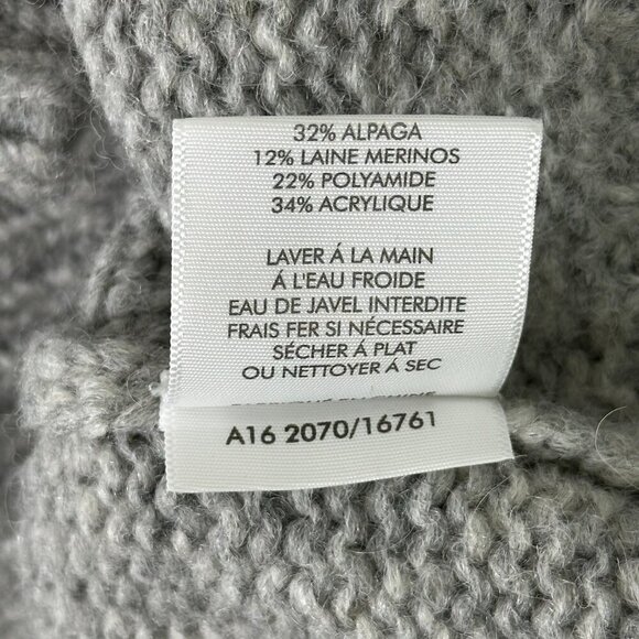 White & Warren Alpaca Wool Blend Mock Neck Sweater - Picture 7 of 8
